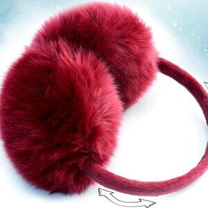 Warm Winter Red Earmuff